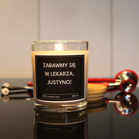 Świeca zapachowa: ZABAWMY SIĘ W LEKARZA